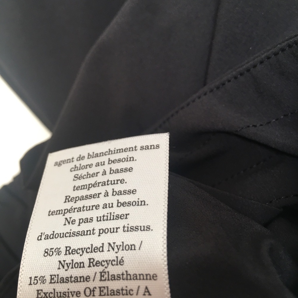 Everlane anywhere barrel pants in black nylon size m - Picture 8 of 8